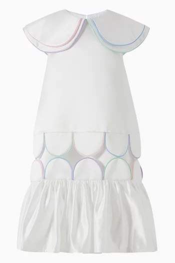 Natasha Scalloped Dress
