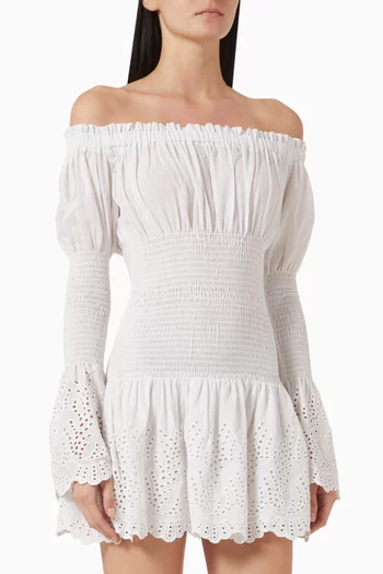 Solange Ruched Mini Dress