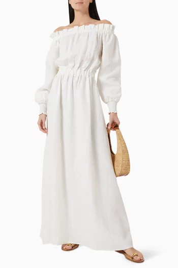 Jealine Off-shoulder Maxi Dress