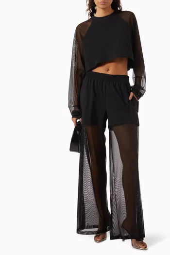 Boyfriend Elephant Sweatpants in Mesh