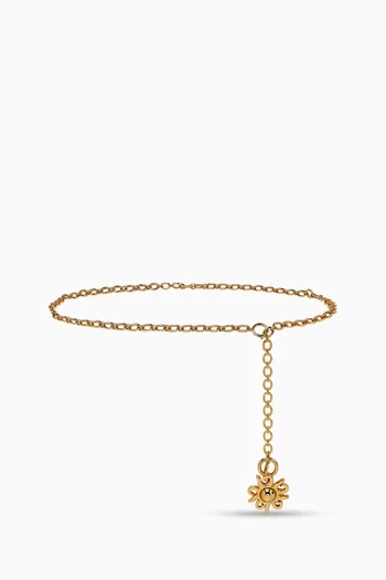 Soleil Belt in Gold-plated Brass