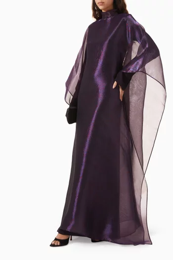 Suratt Overlay Kaftan in Organza