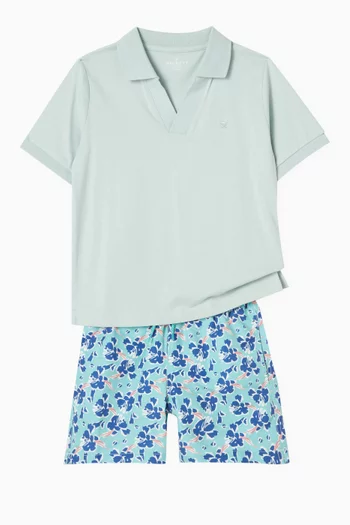 Johnny Collar Polo Shirt in Cotton