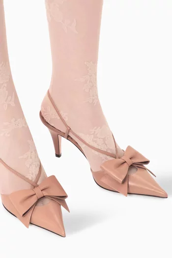 Bowow 85 Slingback Pumps in Kidskin Leather