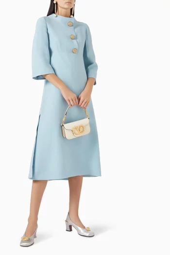 Midi Dress in Crepe Couture