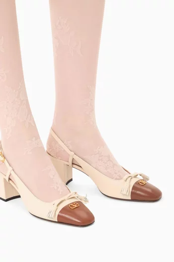 Valet Du Roi 60 Slingback Ballerina Pumps in Kidskin