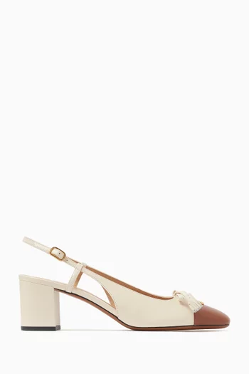 Valet Du Roi 60 Slingback Ballerina Pumps in Kidskin