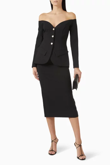 Vi Off-shoulder Blazer