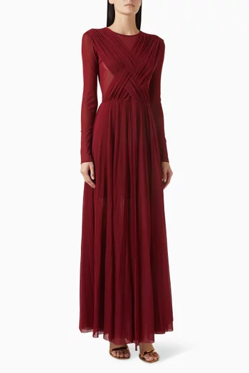 Arianna Draped Maxi Dress