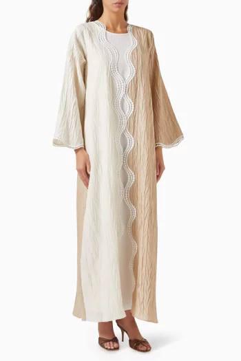 3-piece Abaya Set in Linen