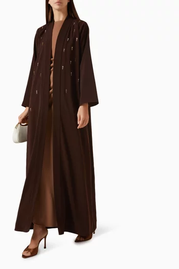 Embellished 3-piece Abaya Set