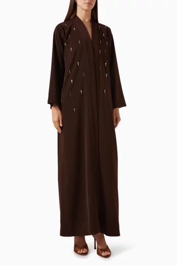 Embellished 3-piece Abaya Set