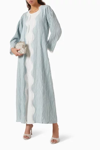 3-piece Abaya Set in Linen