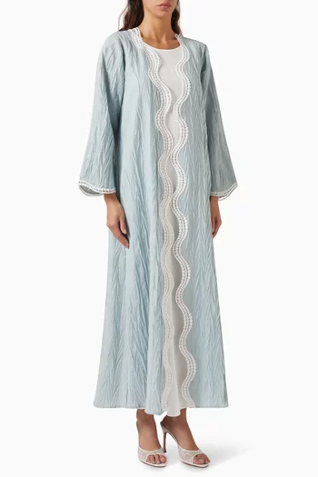 3-piece Abaya Set in Linen
