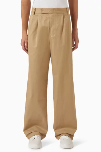 Straight-leg Pants in Japanese Cotton