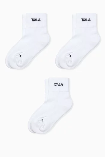 TALA Logo Socks, Set of 3