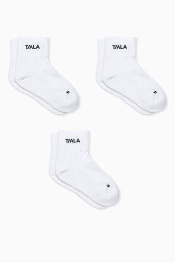 TALA Logo Socks, Set of 3