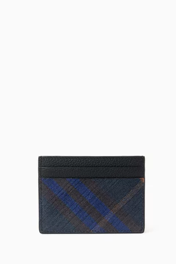 Ms Sandon Cardholder in Vintage Check Canvas