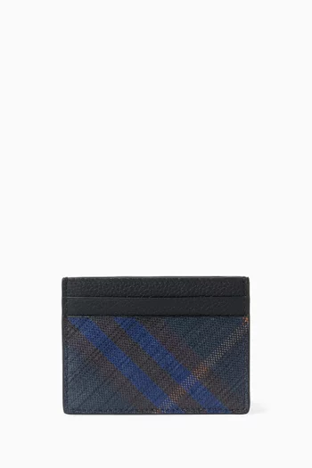 Ms Sandon Cardholder in Vintage Check Canvas