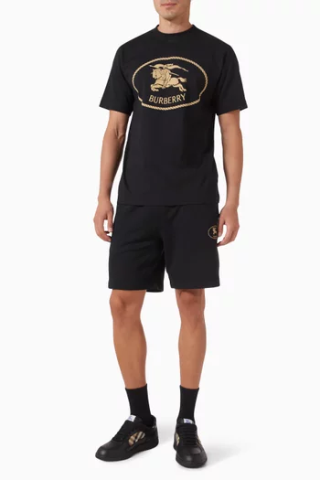 Knight Stamp T-shirt in Cotton
