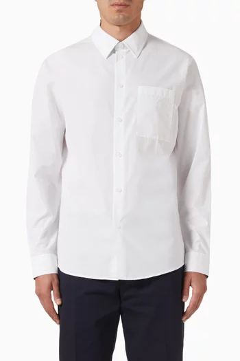 Logo Stamp Shirt in Cotton