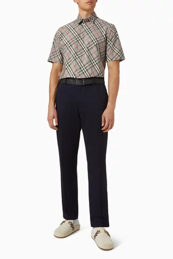 Check Shirt in Cotton