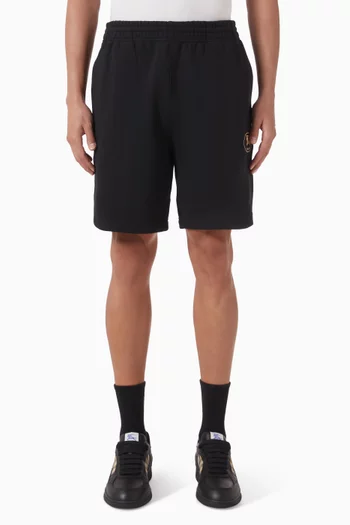 Knight Stamp Logo Shorts in Cotton