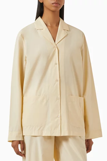 Pyjama-style Shirt in Cotton-blend