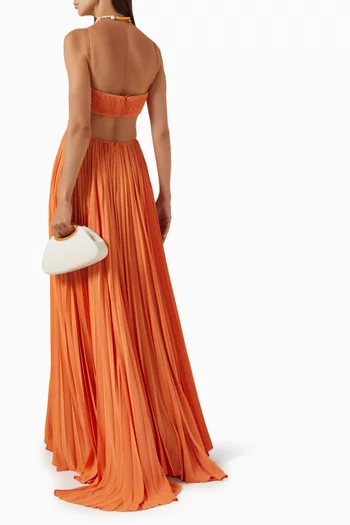 Varranza Pleated Gown