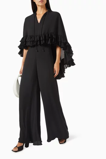 Verio Wide-leg Pants in Crepe