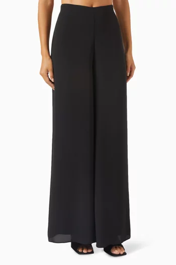 Verio Wide-leg Pants in Crepe
