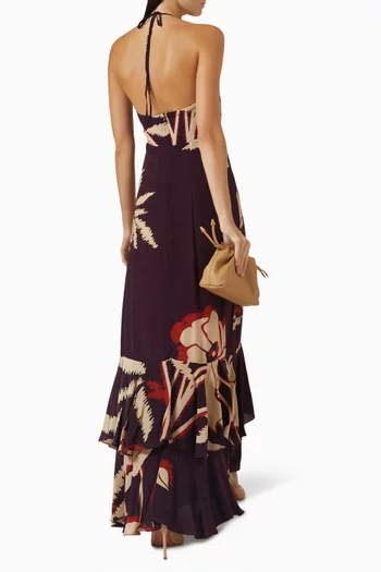Sevillana Dress in Crepe de Chine