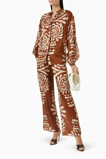 بنطال سان بينيتو مزيج قطن