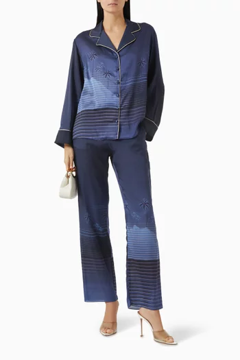 Santo Tomas Martellato Pants in Silk Blend