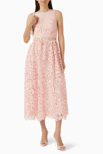 Babette Midi Dress in Lace