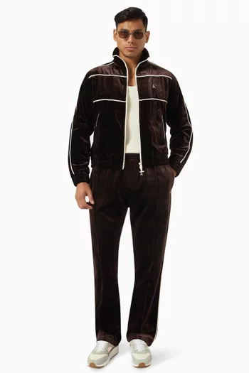 Eiffel Track Jacket in Velour