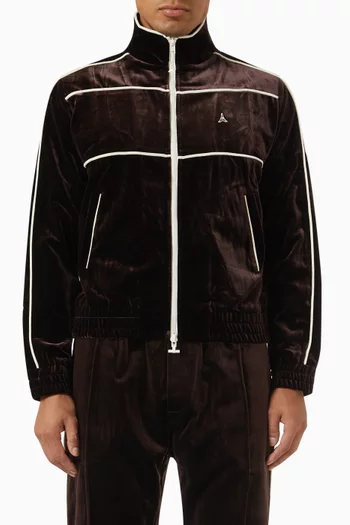 Eiffel Track Jacket in Velour
