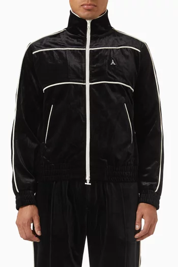 Eiffel Track Jacket in Velour