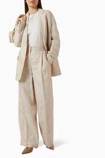 Tailored Pants in Linen