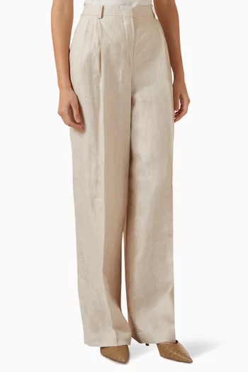 Tailored Pants in Linen