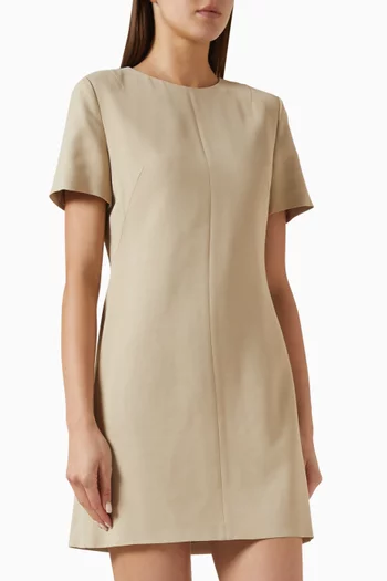 Shift Dress in Soft Crepe