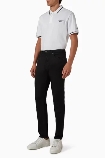 x Porsche Tapered-fit Jeans in Stretch Denim