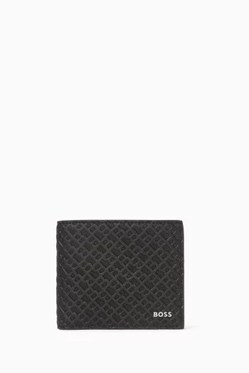 Zair Wallet in Embossed Leather