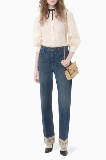 Small Rockstud Spike Shoulder Bag in Matelasse Nappa Leather