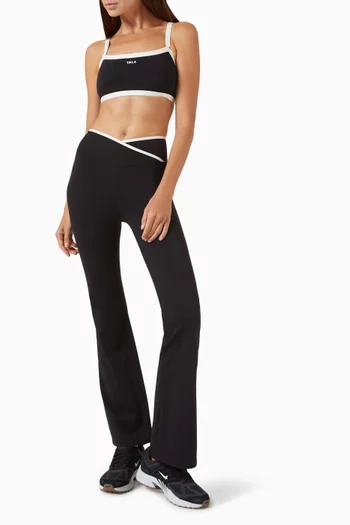 DayFlex Contrast Wrap High-waisted Pants