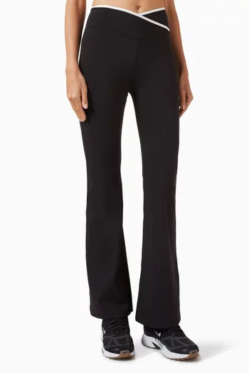 DayFlex Contrast Wrap High-waisted Pants
