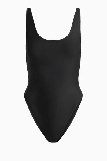Scoop-neck One-piece Swimsuit