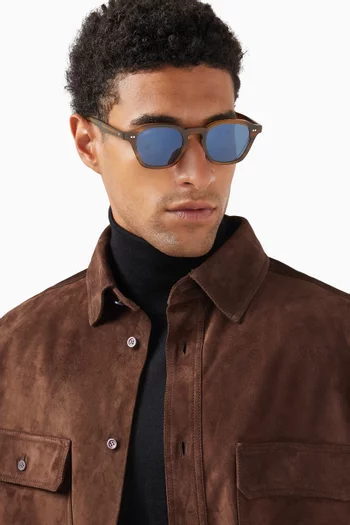 Eyles Square Sunglasses in Acetate