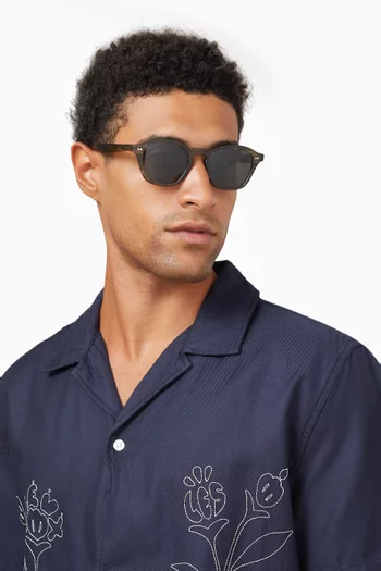 Eyles Square Sunglasses in Acetate