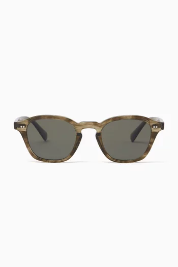 Eyles Square Sunglasses in Acetate